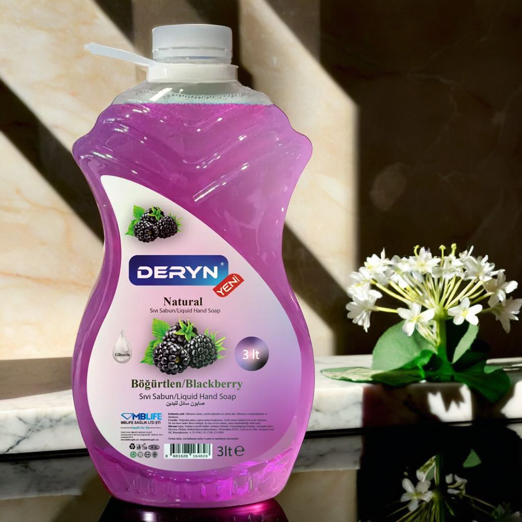 Deryn böğürtlen kokulu sıvı sabun - Canlandırıcı koku