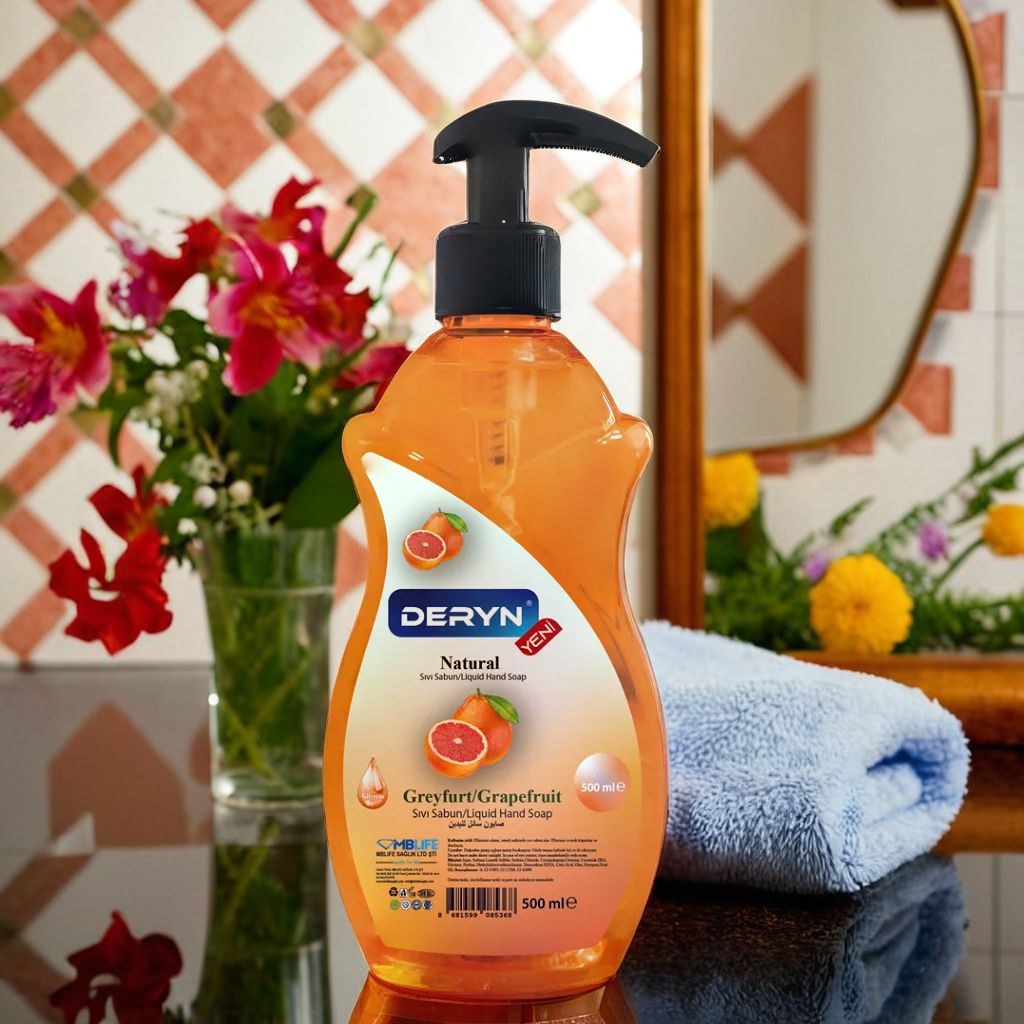 Deryn gül kokulu sıvı el sabunu 500 ml - çiçeksi ve romantik koku
