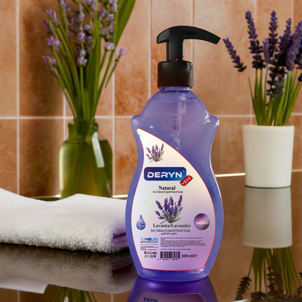 Lavanta kokulu sıvı el sabunu 500 ml - ferahlatıcı ve rahatlatıcı lavanta kokusu