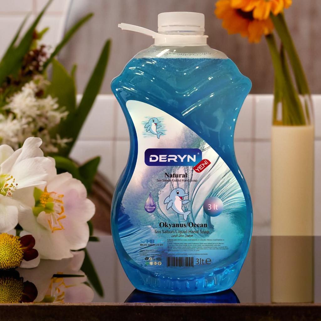 Deryn Okyanus Kokulu 3 lt Sıvı El Sabunu - Doğal Okyanus Esintisi